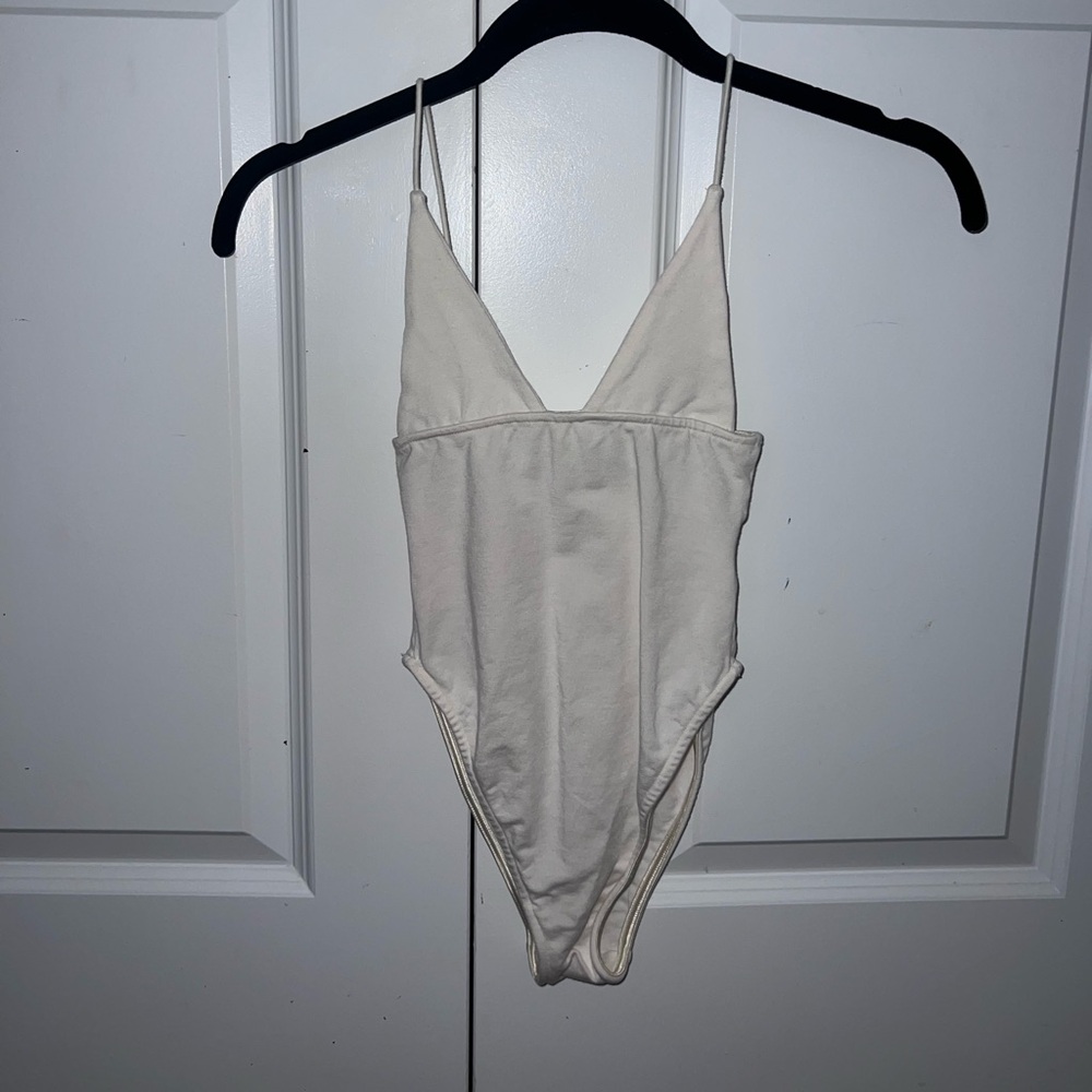 ARE YOU AM I triangle bodysuit